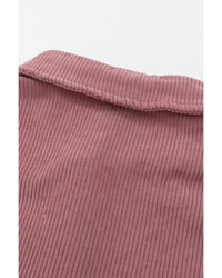 Azura Exchange Button Pocket Corduroy Shirt - S