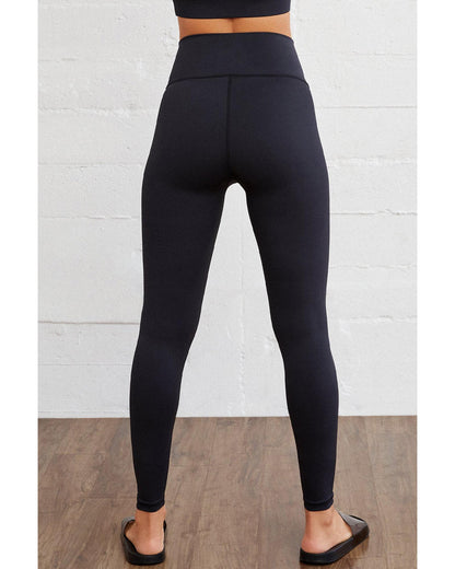 Azura Exchange Black Arched Waist Seamless Active Leggings - XL