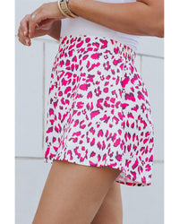 Azura Exchange Leopard Print Flutter Shorts - XL