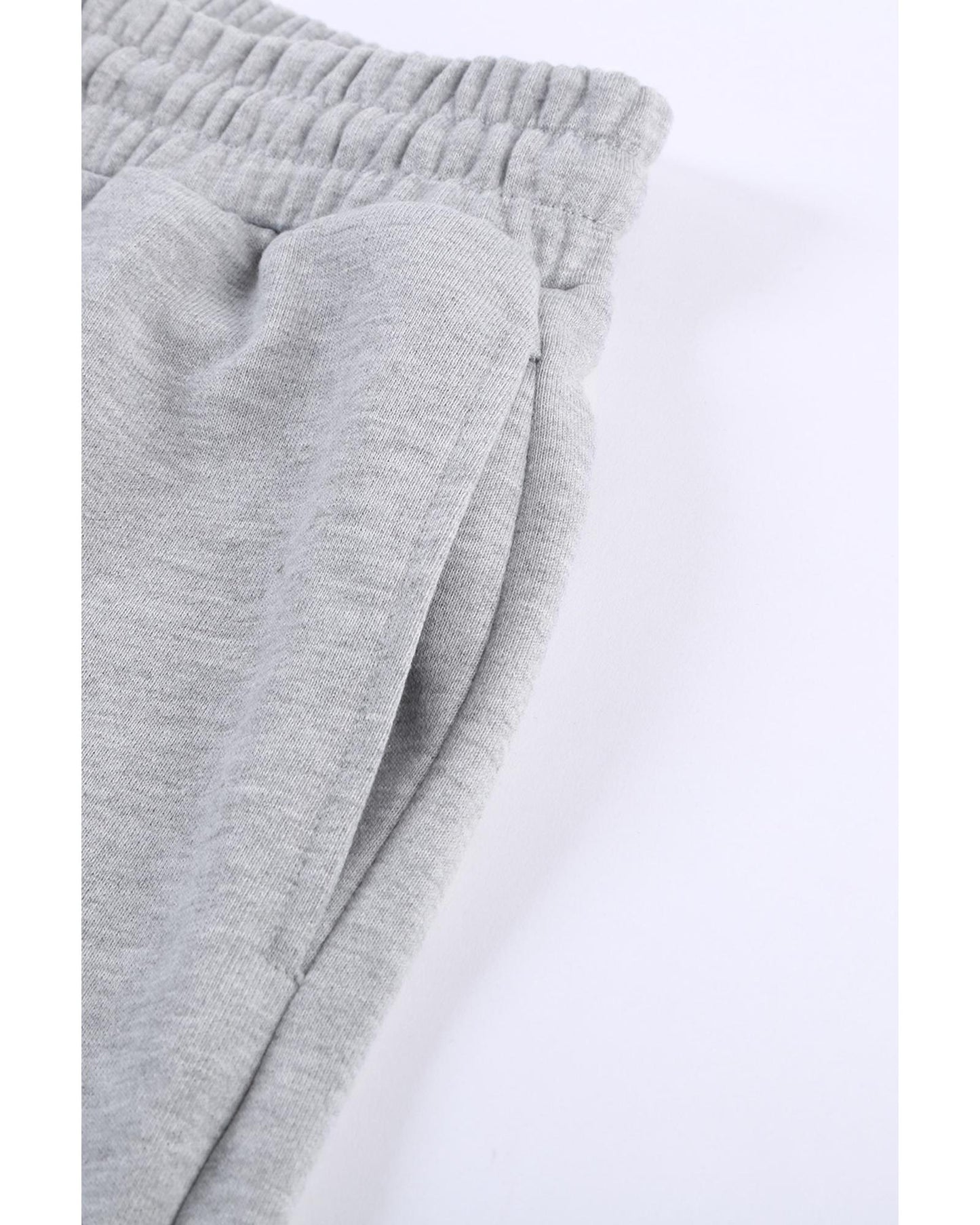 Azura Exchange Tie Waist Cuffed Lounge Shorts - M