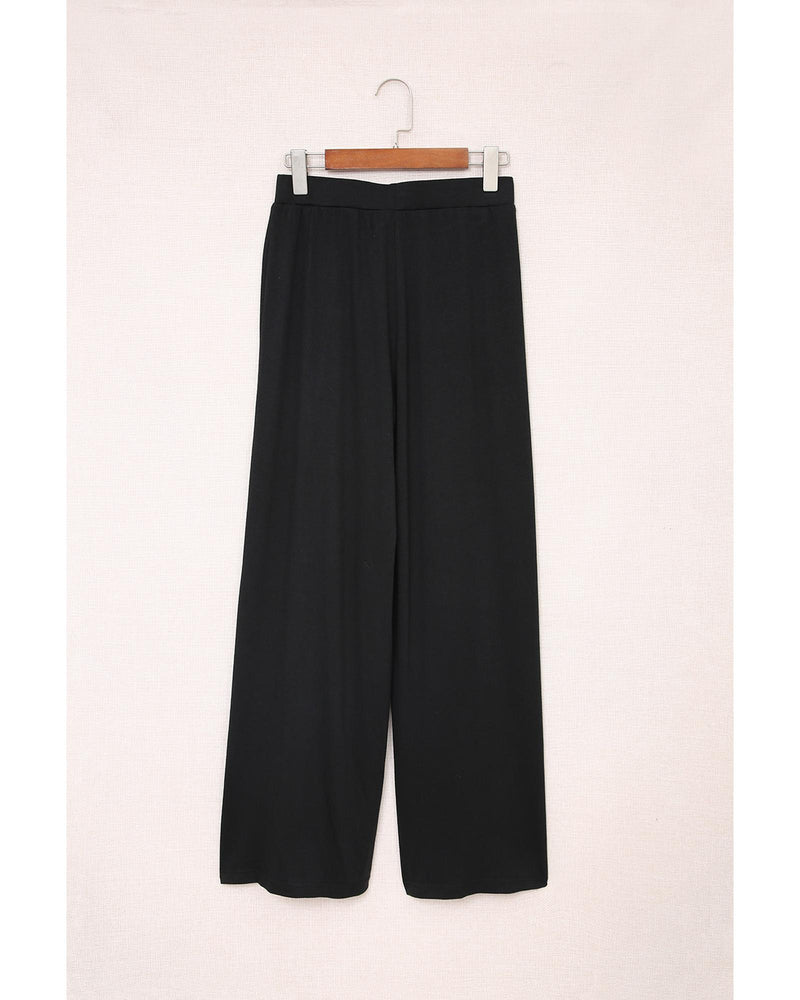 Azura Exchange Side Slit Wide Leg Pants - L