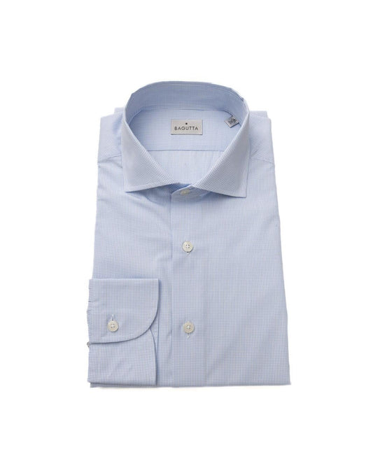 Bagutta Men's Light Blue Cotton Shirt - L