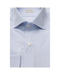 Bagutta Men's Light Blue Cotton Shirt - 2XL