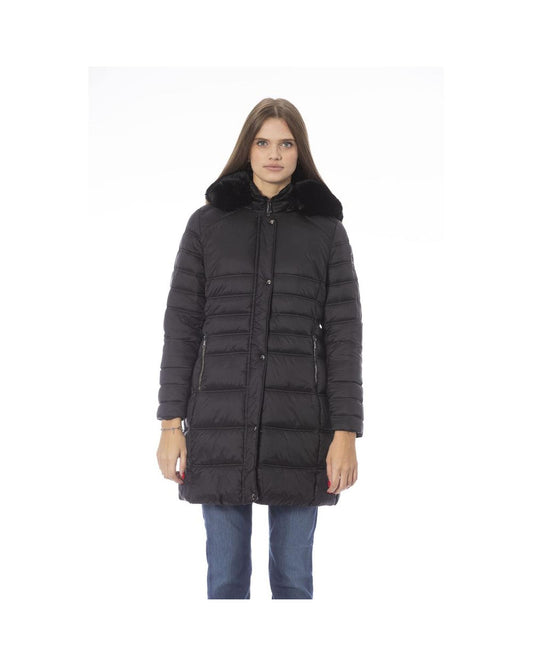 Baldinini Trend Women's Black Polyester Jackets & Coat - S