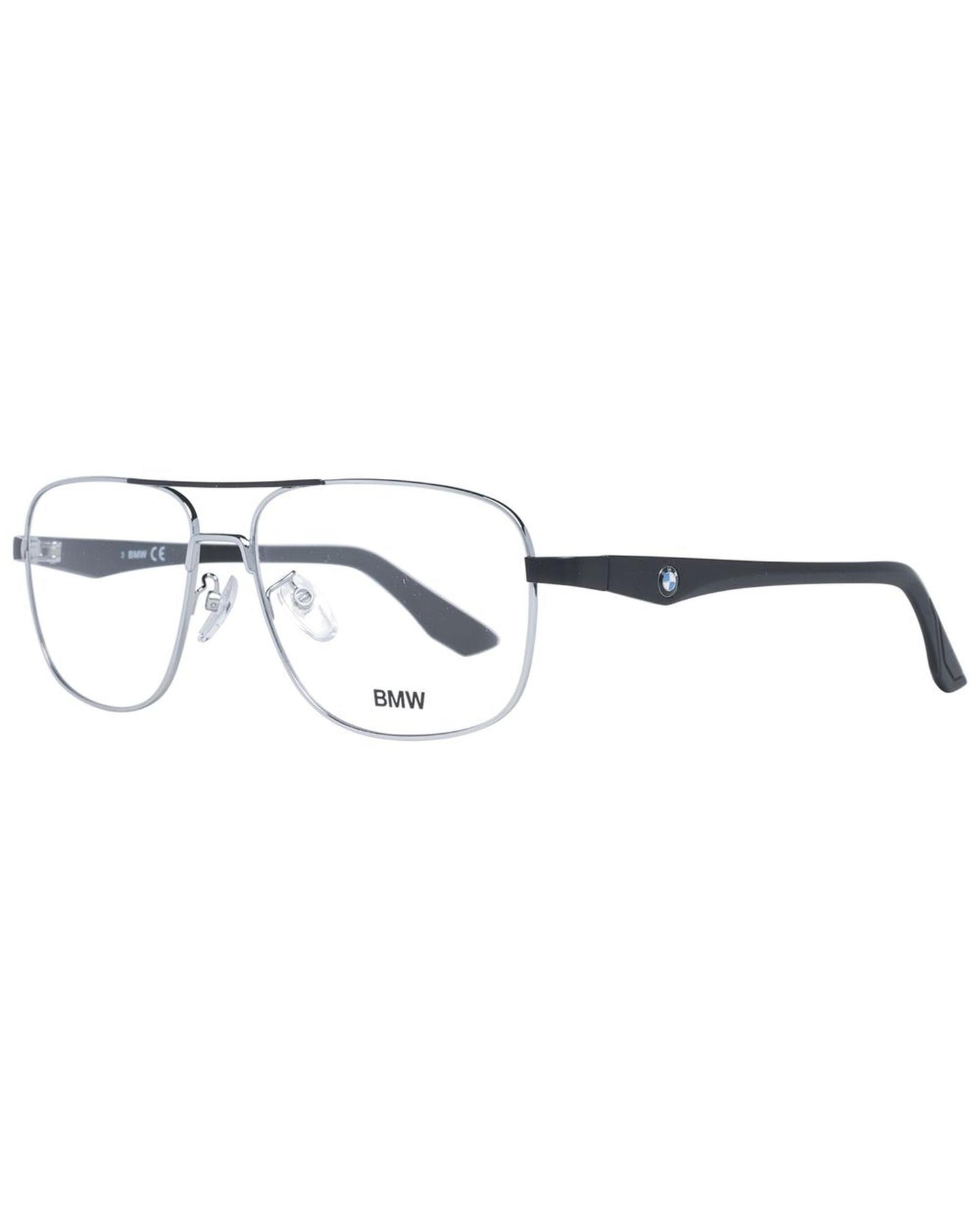 BMW Men's Silver  Optical Frames - One Size