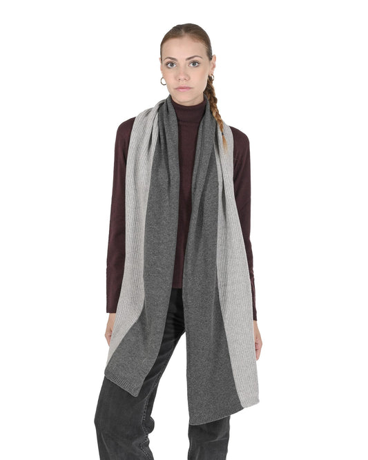 Crown of Edinburgh Cashmere Women's Elegant Cashmere Womens Scarf in Multicolor - One Size