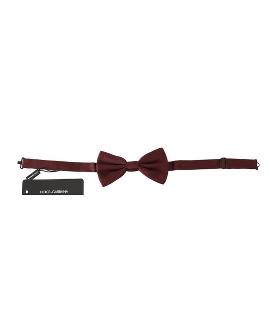 Dolce & Gabbana Silk Bow Tie One Size Men