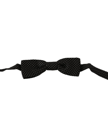 Dolce & Gabbana Silk Bow Tie One Size Men