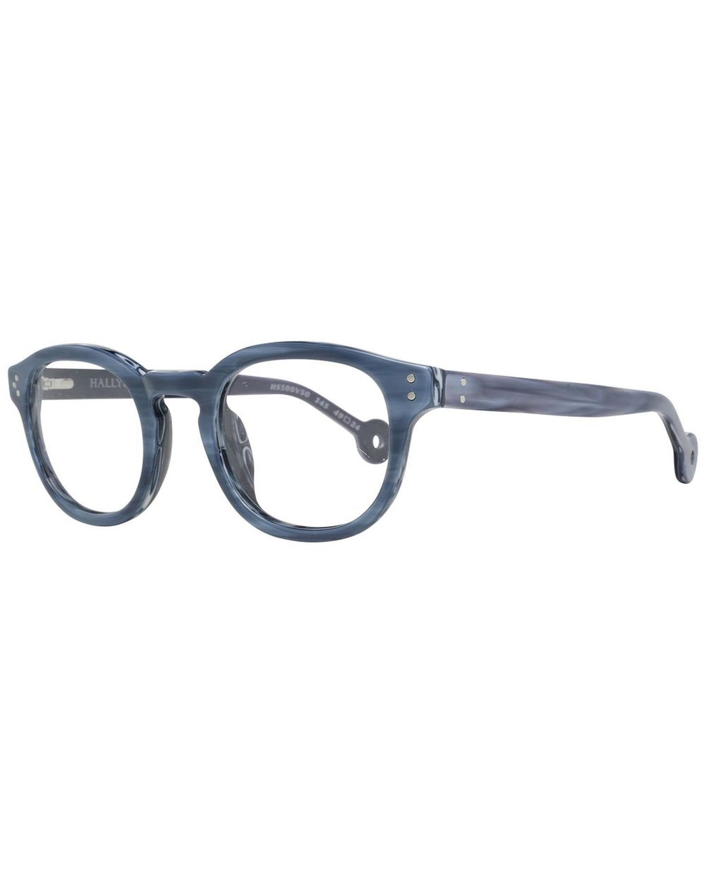 Hally & Son Unisex's Blue Unisex Optical Frames - One Size