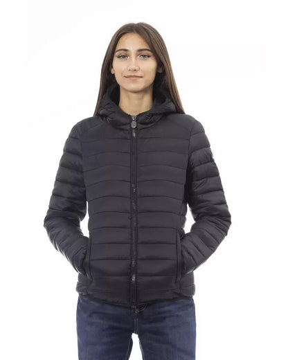 Invicta Women's Black Nylon Jackets & Coat - L