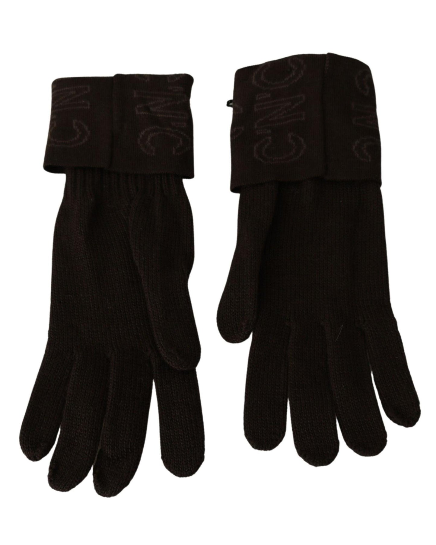 Knitted Logo Detail Gloves One Size Women