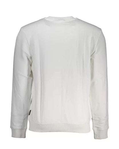 Napapijri Men's White Cotton Sweater - S