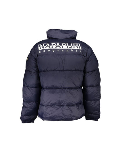 Napapijri Men's Blue Polyamide Jacket - L