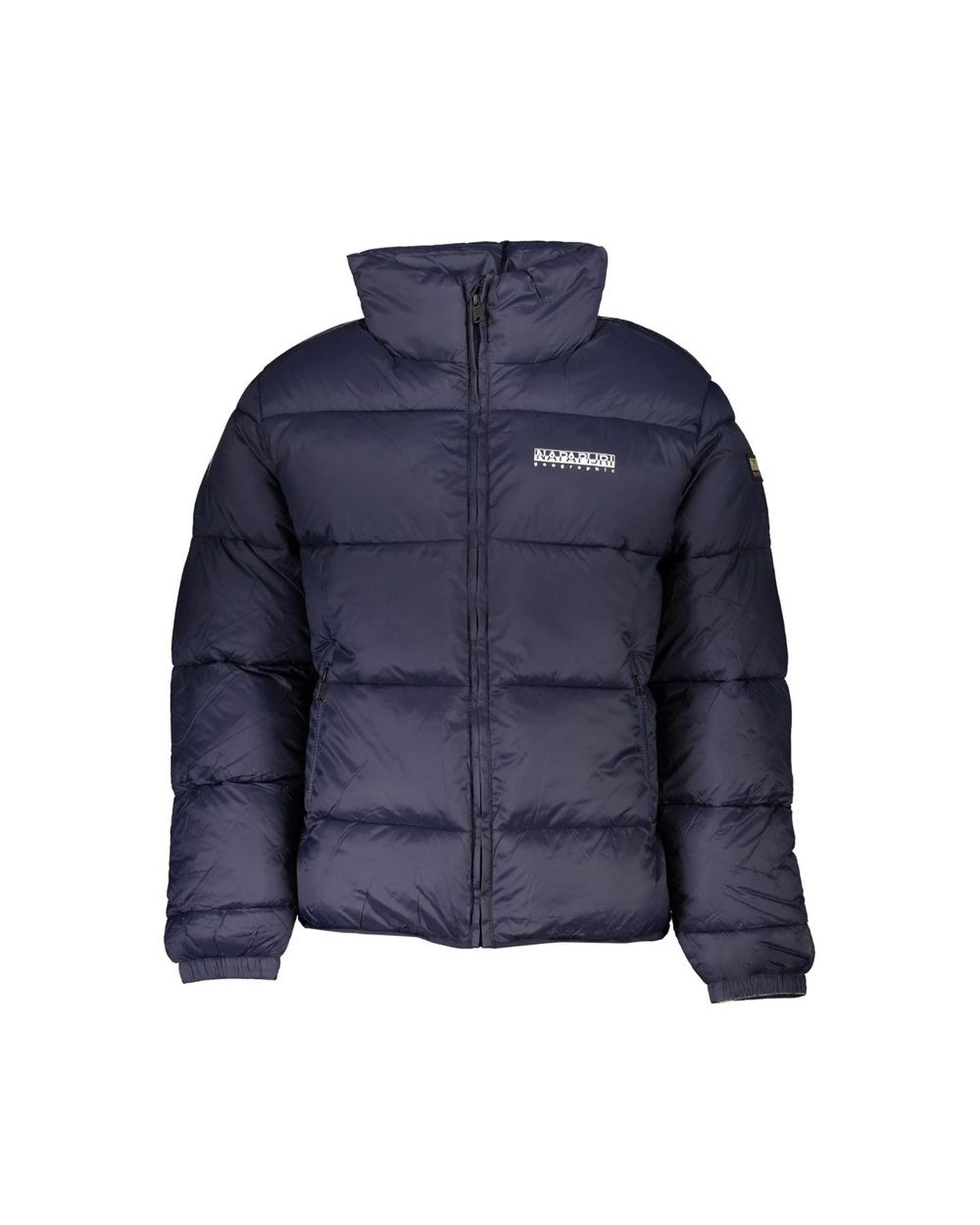 Napapijri Men's Blue Polyamide Jacket - M