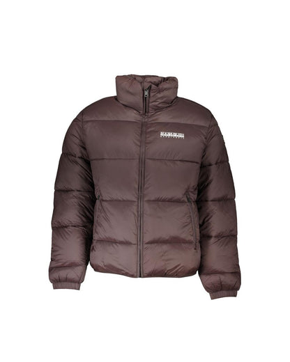 Napapijri Men's Brown Polyamide Jacket - L