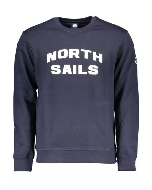 North Sails Men's Blue Cotton Sweater - L