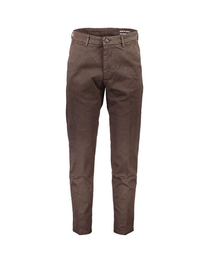 North Sails Men's Brown Cotton Jeans & Pant - W32 US