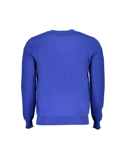 North Sails Men's Blue Cotton Sweater - S