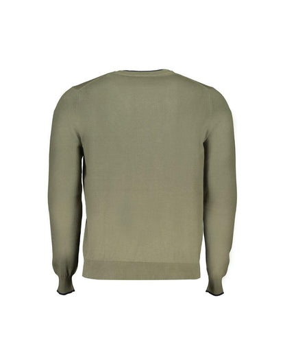 North Sails Men's Green Cotton Sweater - M