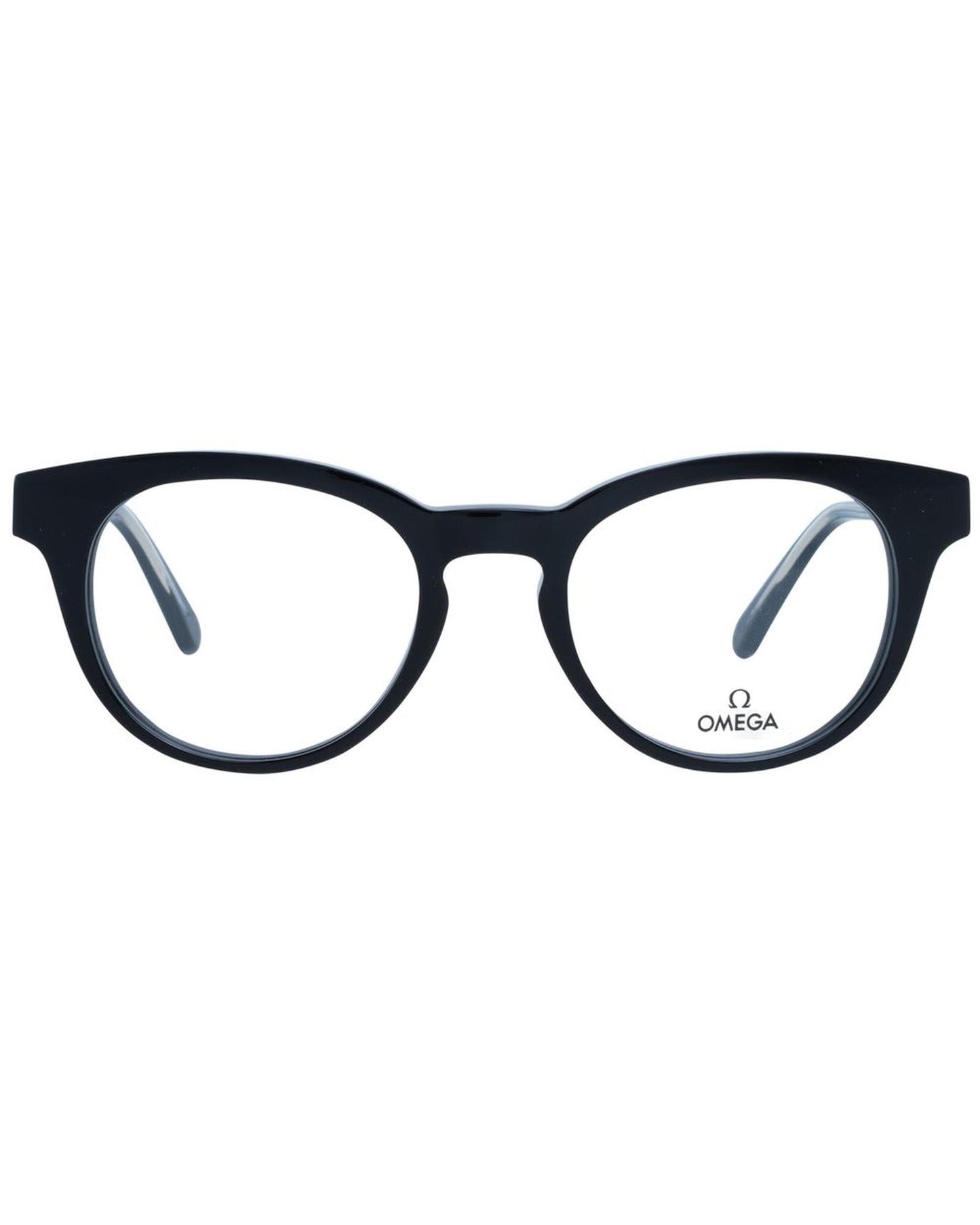 Omega Men's Black  Optical Frames - One Size