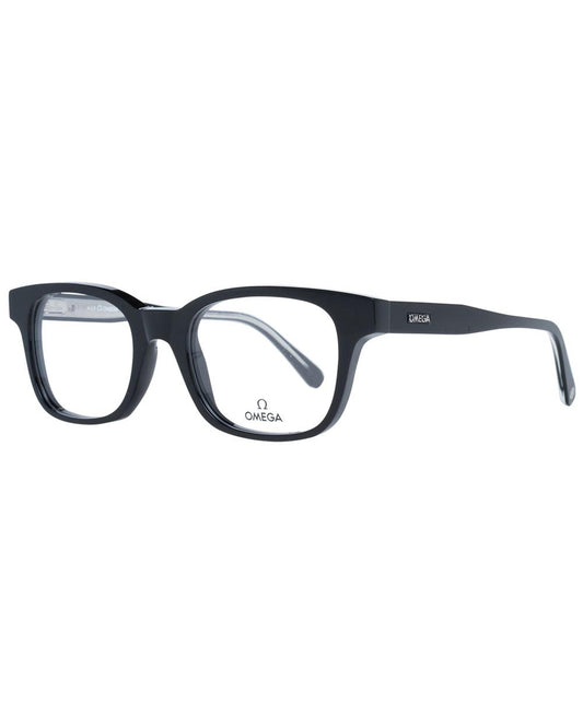 Omega Men's Black  Optical Frames - One Size