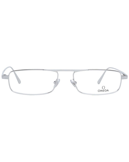 Omega Men's Silver  Optical Frames - One Size