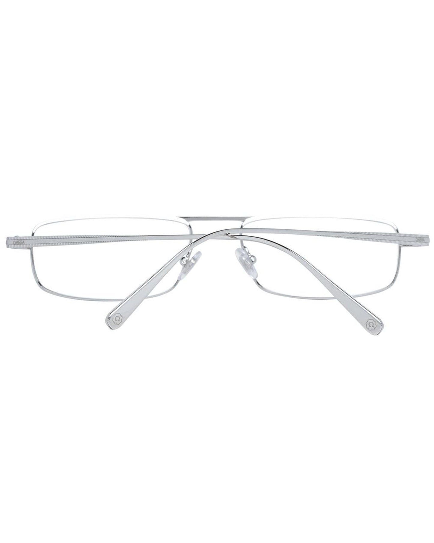 Omega Men's Silver  Optical Frames - One Size