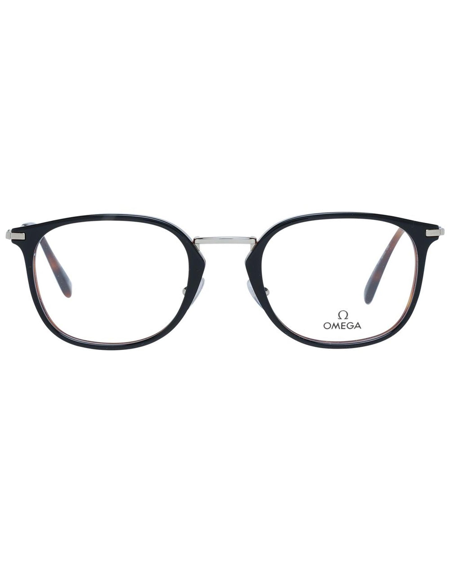 Omega Men's Black  Optical Frames - One Size