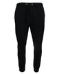 Black Track Casual Sweatpants with Logo Details by Dolce & Gabbana 50 IT Men