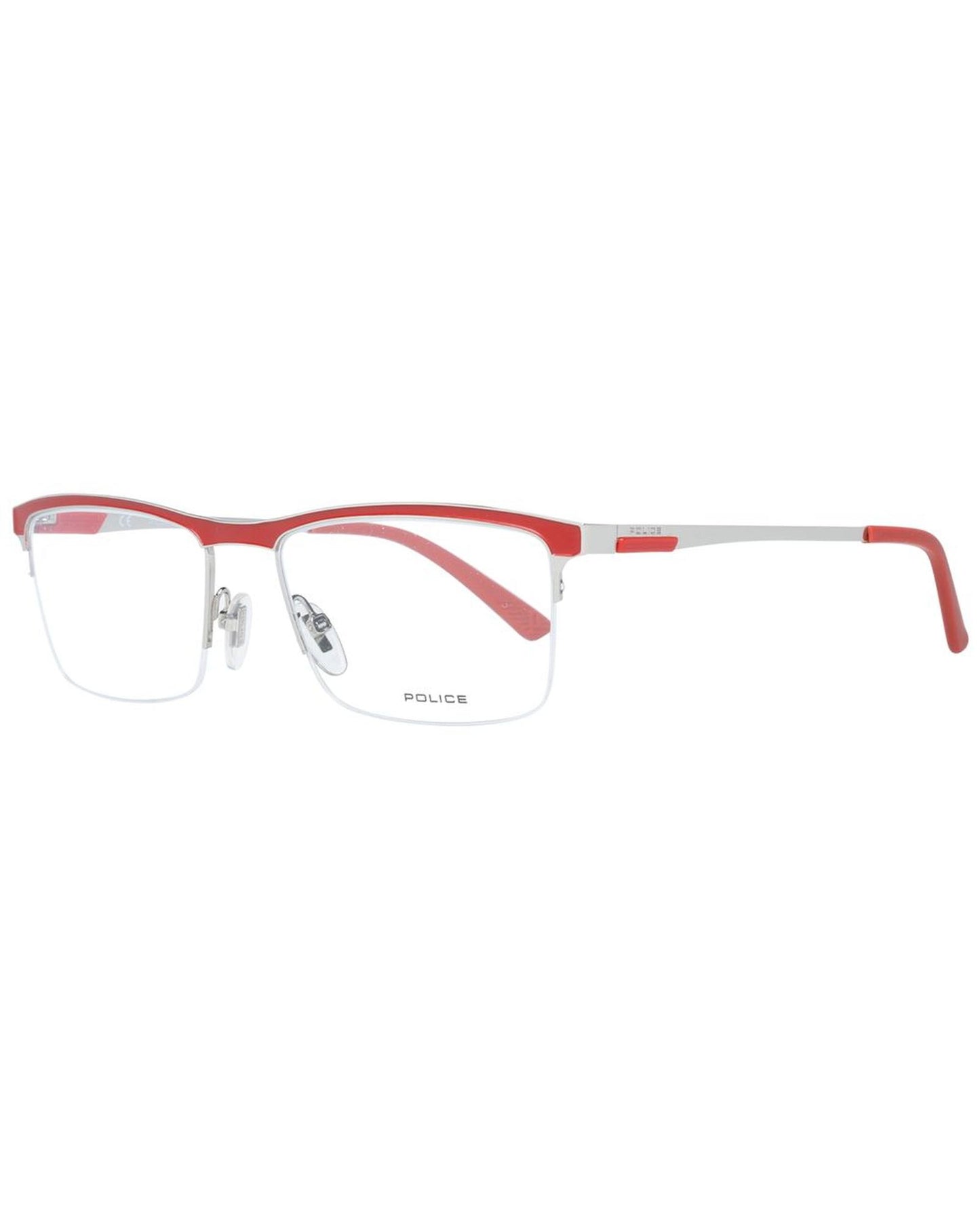 Police Men's Red  Optical Frames - One Size