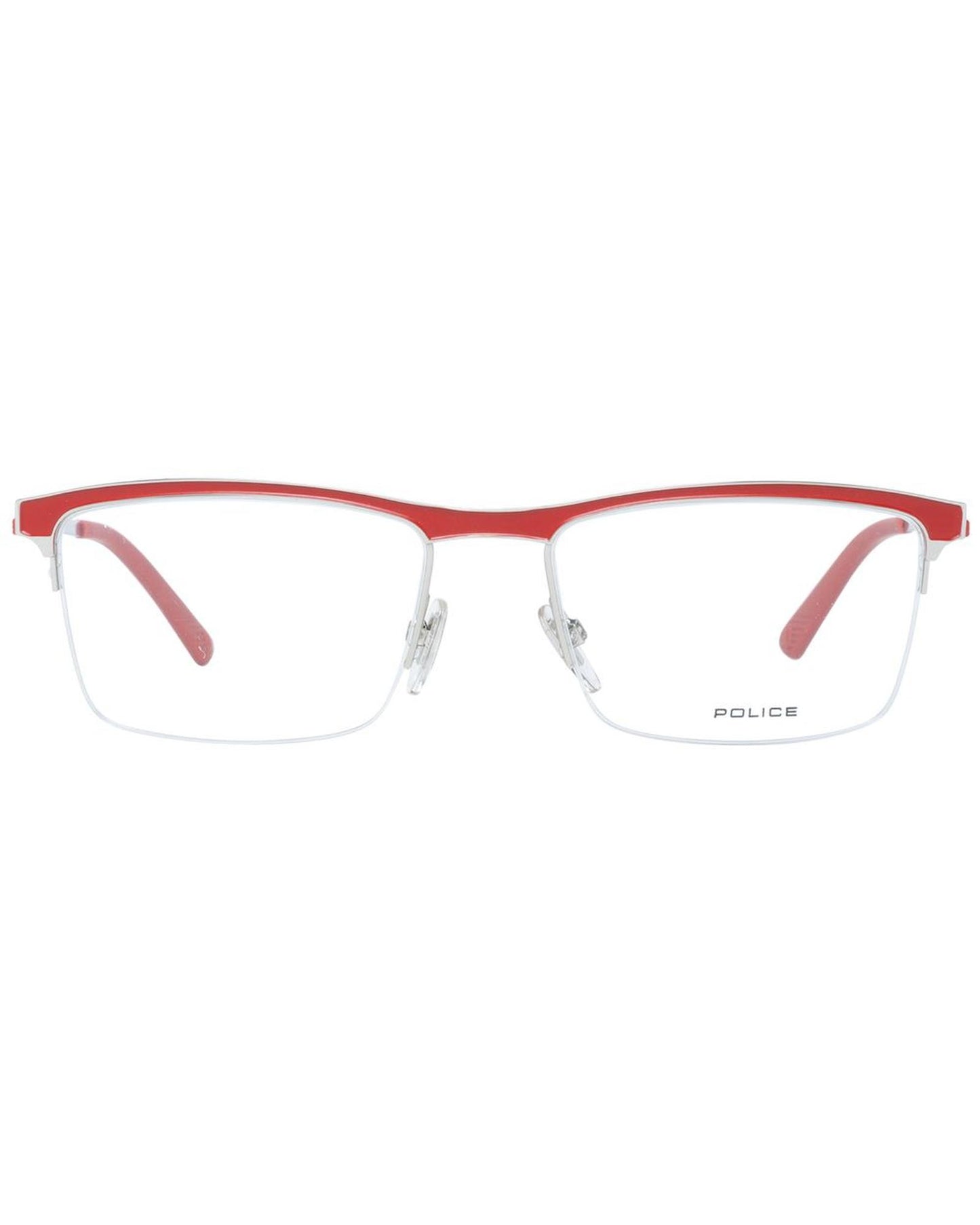 Police Men's Red  Optical Frames - One Size