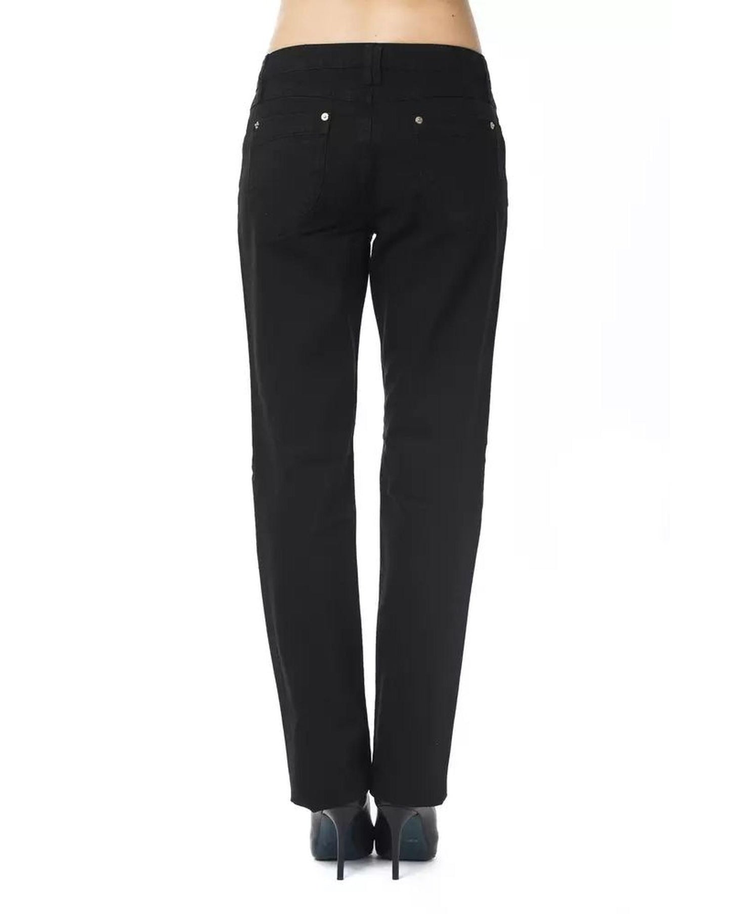 Ungaro Fever Women's Black Cotton Jeans & Pant - W32 US