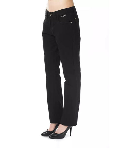 Ungaro Fever Women's Black Cotton Jeans & Pant - W34 US