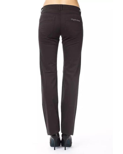 Ungaro Fever Women's Brown Cotton Jeans & Pant - W32 US