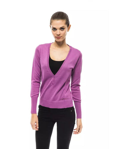 Ungaro Fever Women's Purple Wool Sweater - 46 IT