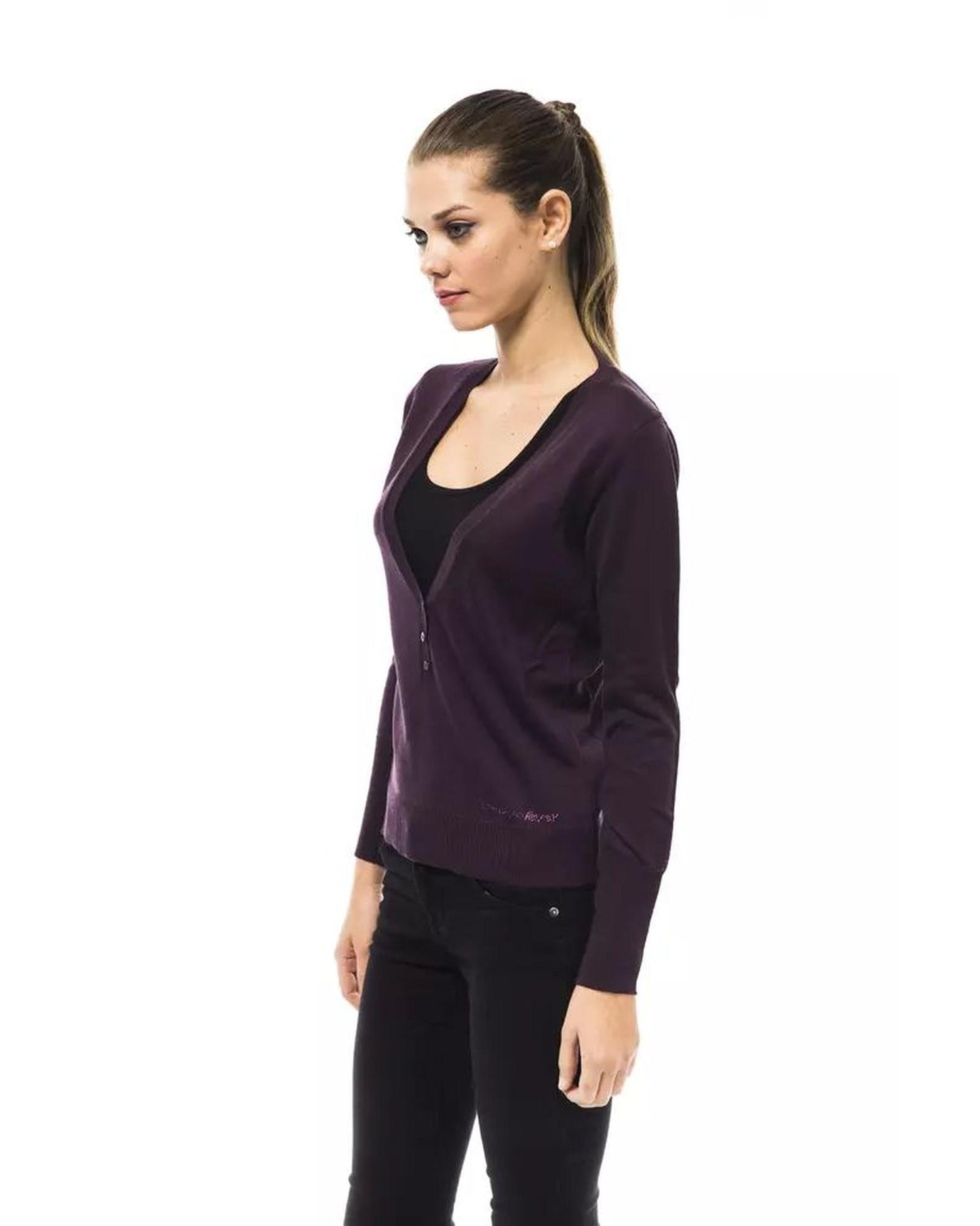 Ungaro Fever Women's Purple Wool Sweater - 44 IT