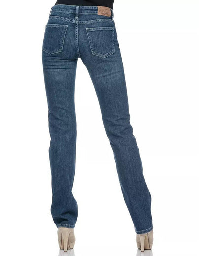 Ungaro Fever Women's Blue Cotton Jeans & Pant - W32 US