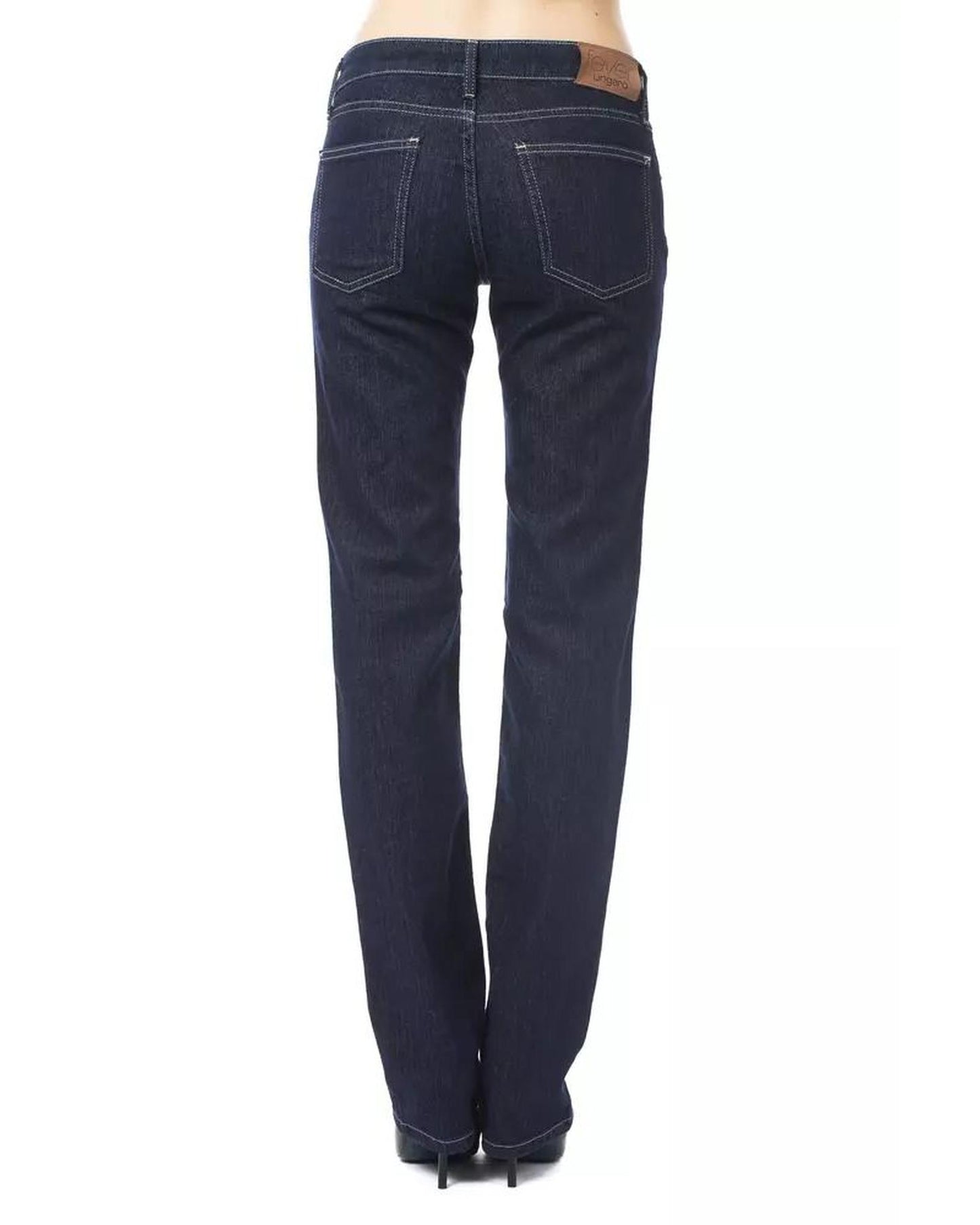 Ungaro Fever Women's Blue Cotton Jeans & Pant - W28 US