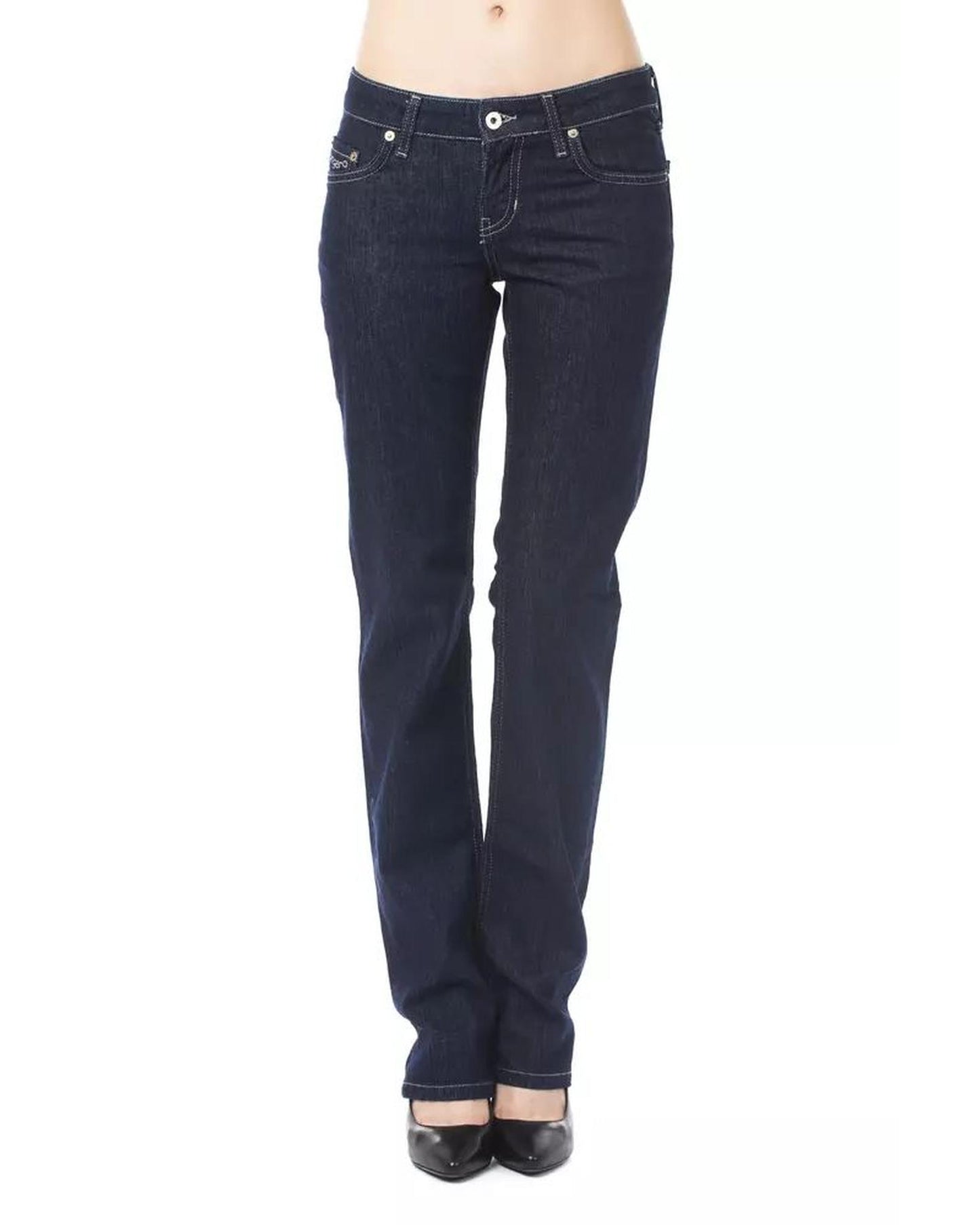 Ungaro Fever Women's Blue Cotton Jeans & Pant - W34 US