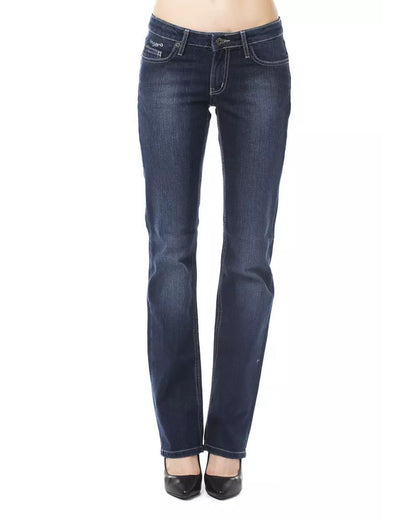 Ungaro Fever Women's Blue Cotton Jeans & Pant - W28 US