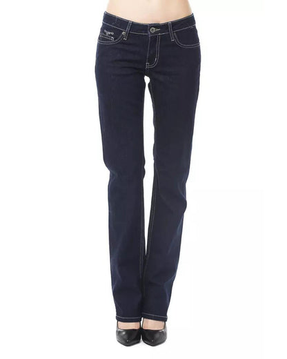 Ungaro Fever Women's Blue Cotton Jeans & Pant - W30 US