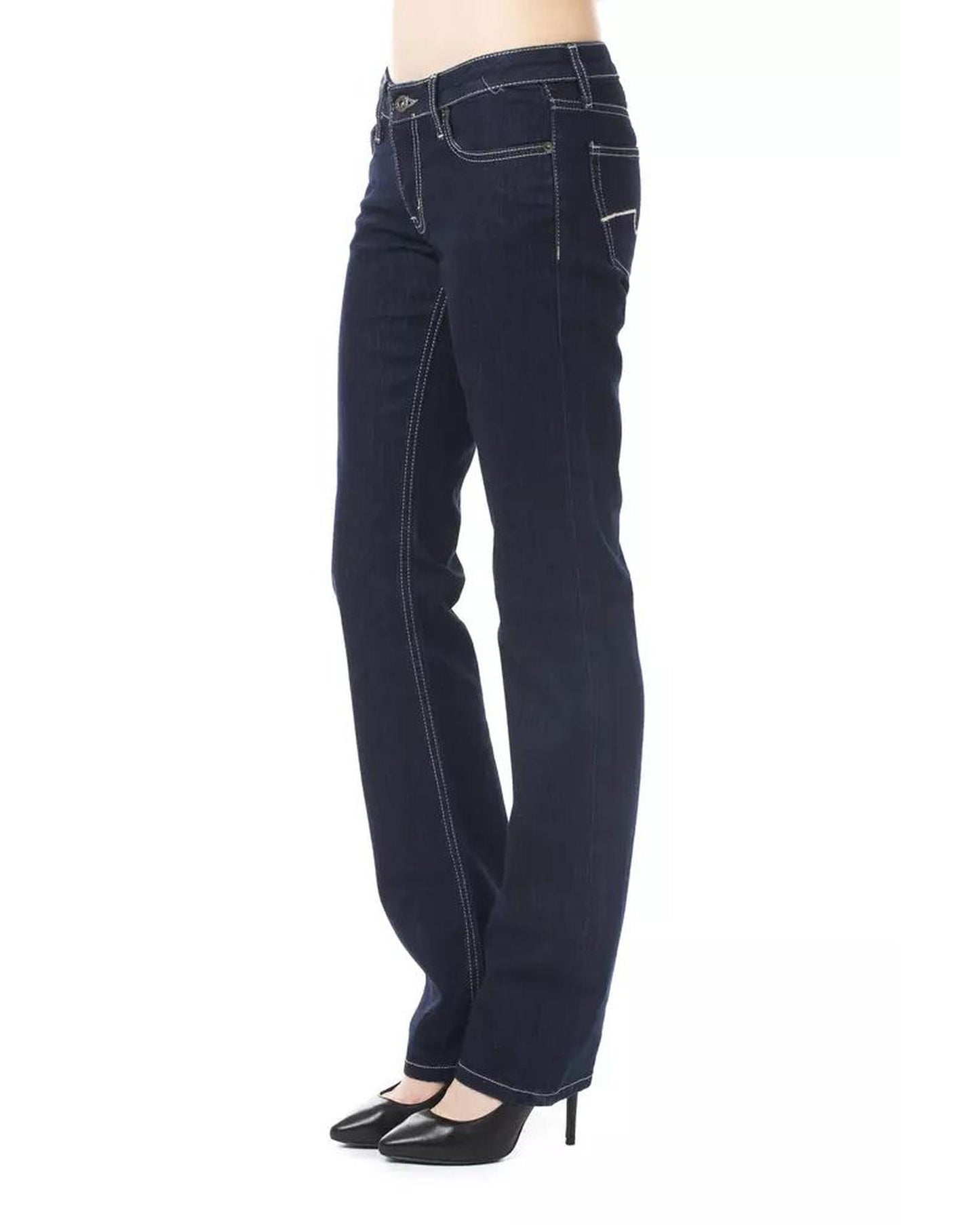 Ungaro Fever Women's Blue Cotton Jeans & Pant - W31 US