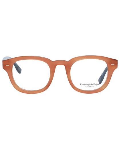 Zegna Couture Men's Brown  Optical Frames - One Size