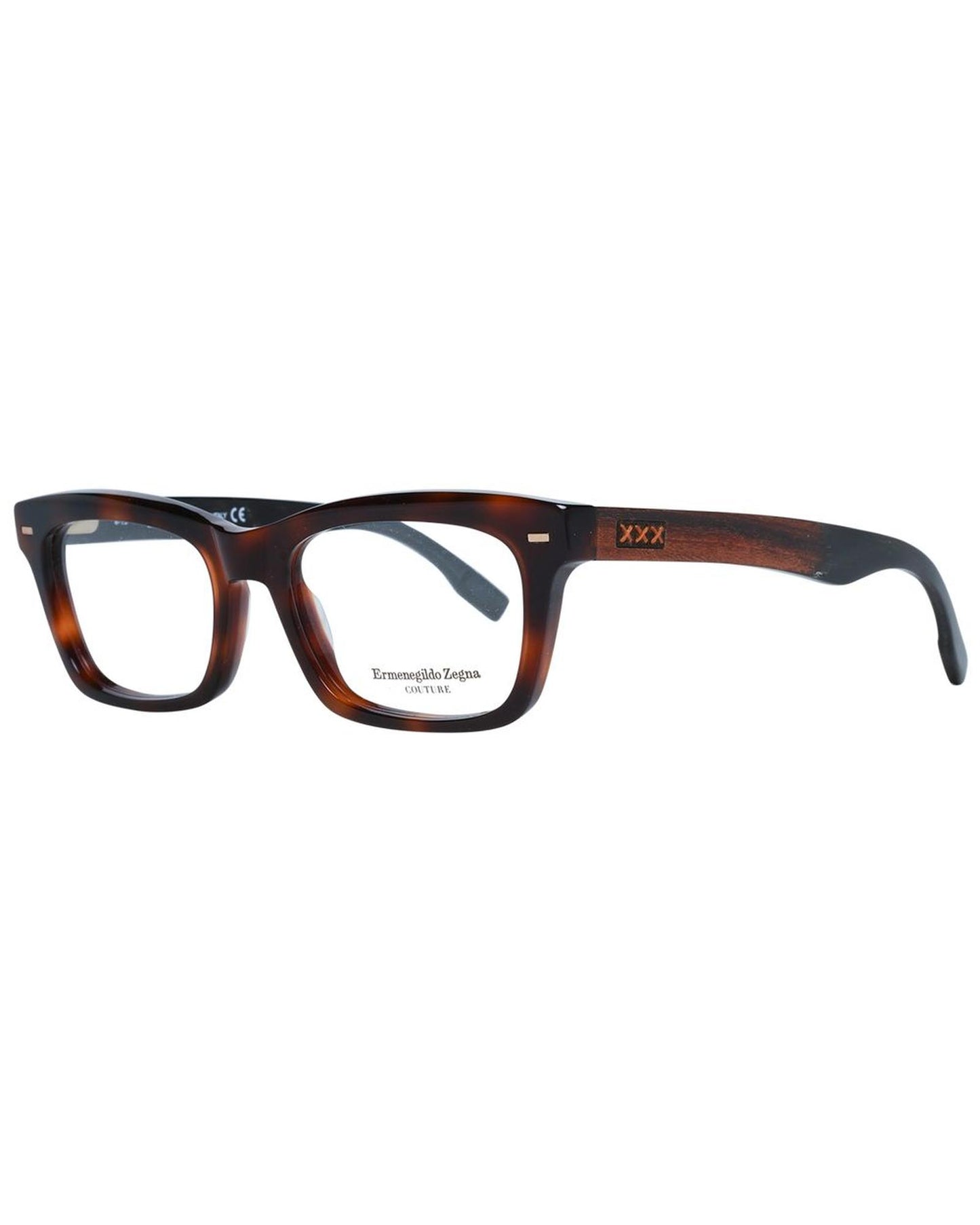 Zegna Couture Men's Brown  Optical Frames - One Size