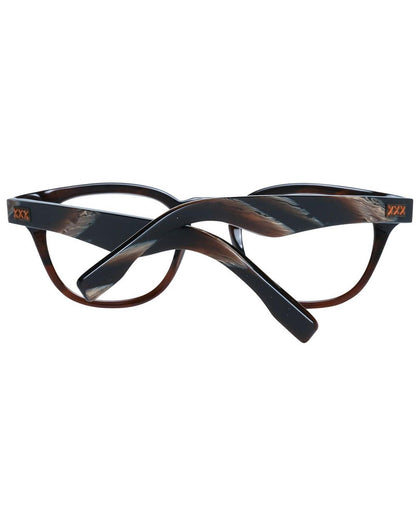 Zegna Couture Men's Brown  Optical Frames - One Size