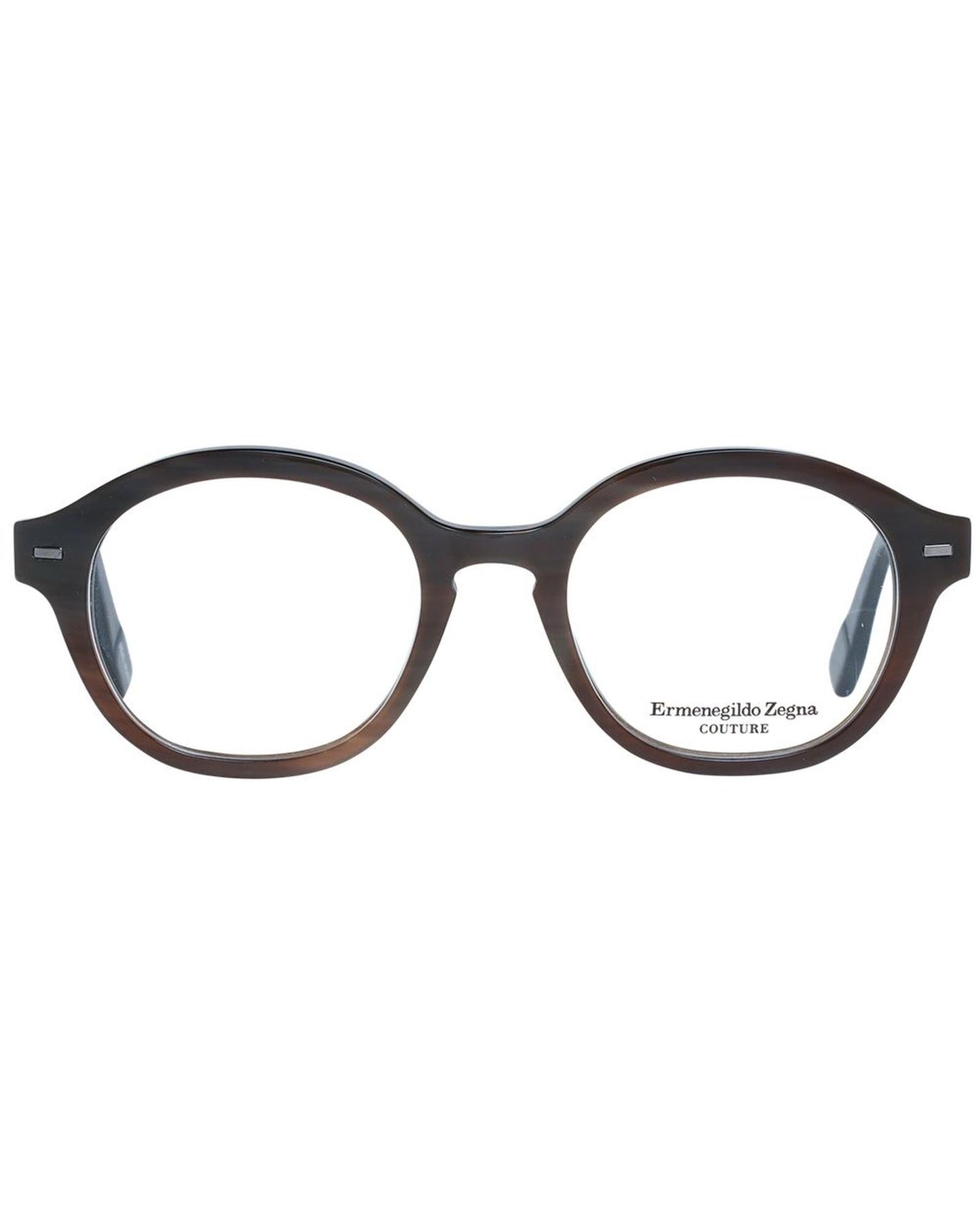 Zegna Couture Men's Brown  Optical Frames - One Size