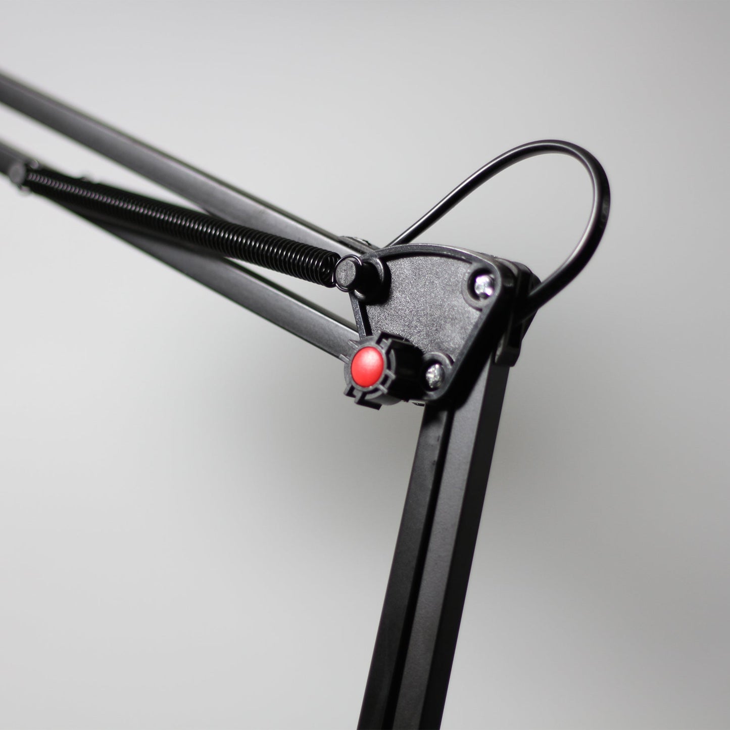 Ora Black Adjustable Floor Lamp - 158cm Metal Frame