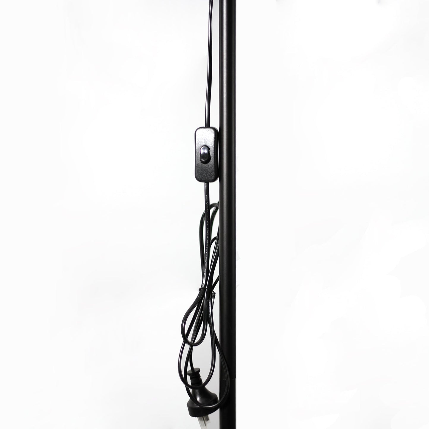 Ora Black Adjustable Floor Lamp - 158cm Metal Frame