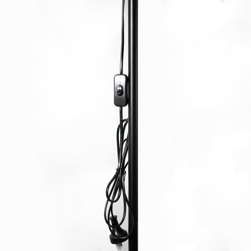 Ora Black Adjustable Floor Lamp - 158cm Metal Frame