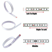Self-adhesive Steel Ruler with 5m Tape Measure